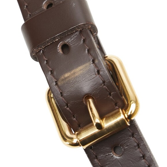 LOUIS VUITTON Authentic Brown Damier Leather Shoulder Bag - Picture 9 of 15